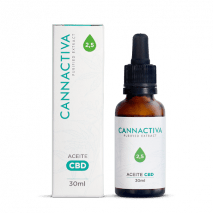 Aceite de CBD Purificado – 2,5% CBD / 30ml – Full Spectrum