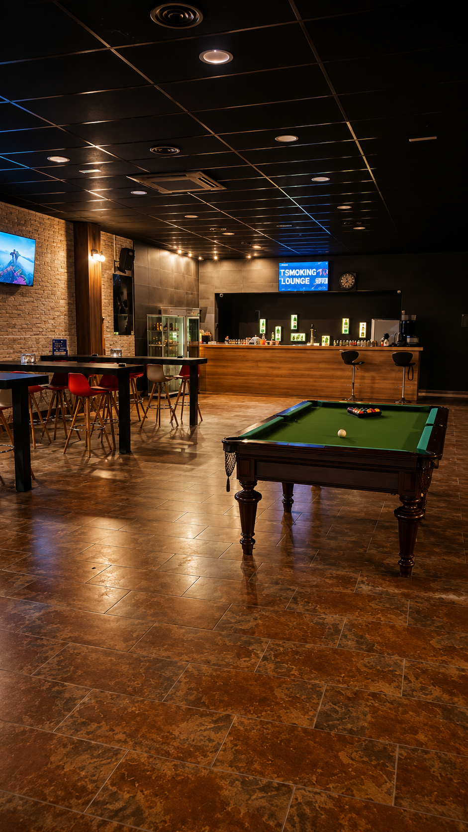 Billard du club Punto Verde